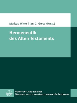 cover image of Hermeneutik des Alten Testaments